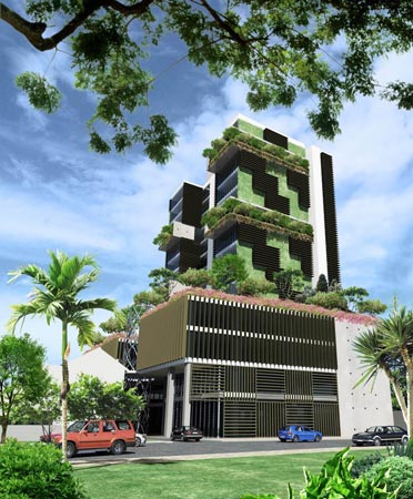 hình mẫu cho kiến trúc xanh