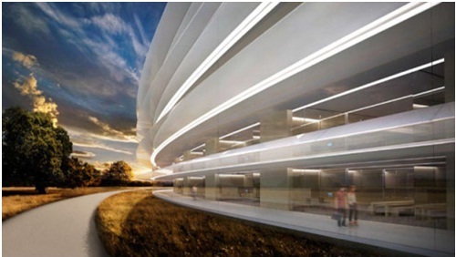 Lối đi bộ viền quanh Phi thuyền với các đường cong mềm mại