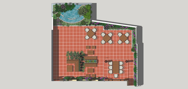 góc nhìn tổng thể phương án 1